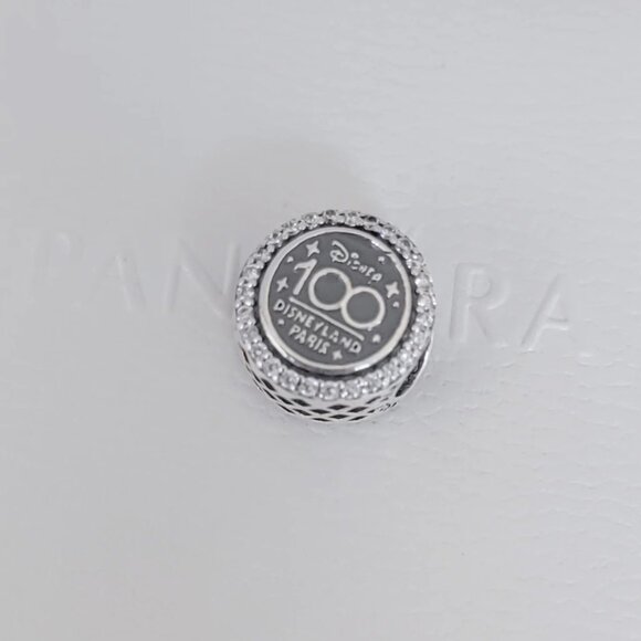 Pandora Disney 100 Disneyland Paris Charm Minnie Mouse Bead S925 Silver with box - Picture 5 of 6